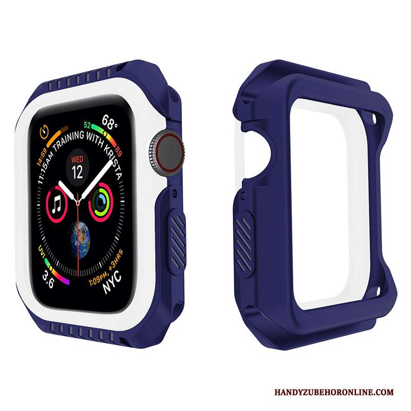 Custodia Apple Watch Series 1 Silicone Morbido Giallo, Cover Apple Watch Series 1 Protezione Nero Anti-caduta