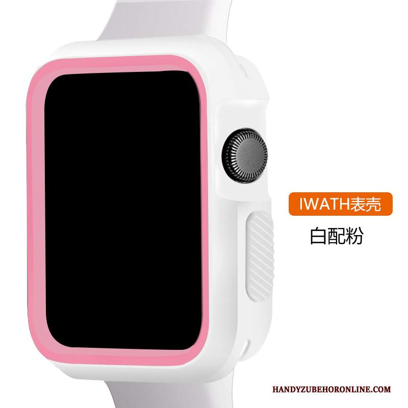 Custodia Apple Watch Series 1 Silicone Sportivo Bianco, Cover Apple Watch Series 1 Protezione Tutto Incluso