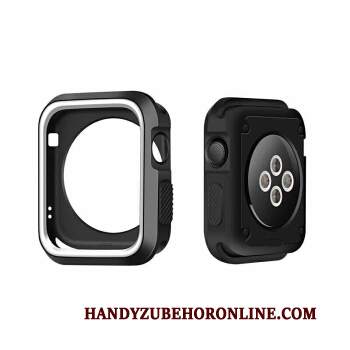 Custodia Apple Watch Series 1 Silicone Verde Bianco, Cover Apple Watch Series 1 Protezione Bicolore