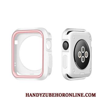 Custodia Apple Watch Series 1 Silicone Verde Bianco, Cover Apple Watch Series 1 Protezione Bicolore