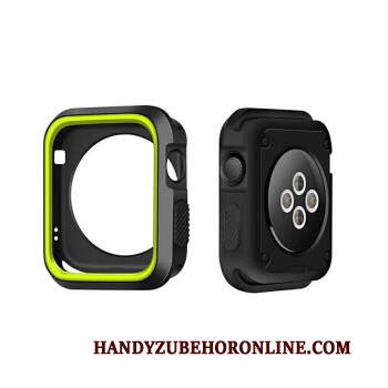 Custodia Apple Watch Series 1 Silicone Verde Bianco, Cover Apple Watch Series 1 Protezione Bicolore