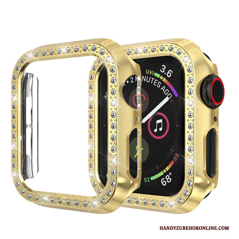 Custodia Apple Watch Series 2 Protezione Con Strass Oro, Cover Apple Watch Series 2 Anti-caduta