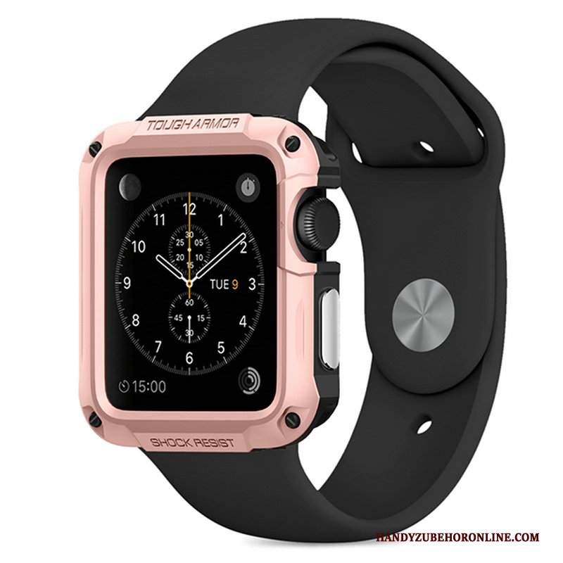 Custodia Apple Watch Series 2 Protezione Oro Rosa Sportivo, Cover Apple Watch Series 2 All'aperto