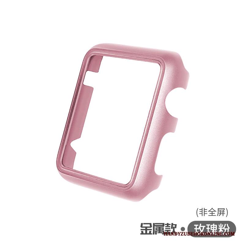 Custodia Apple Watch Series 2 Protezione Rosa Placcatura, Cover Apple Watch Series 2 Trasparente Metallo