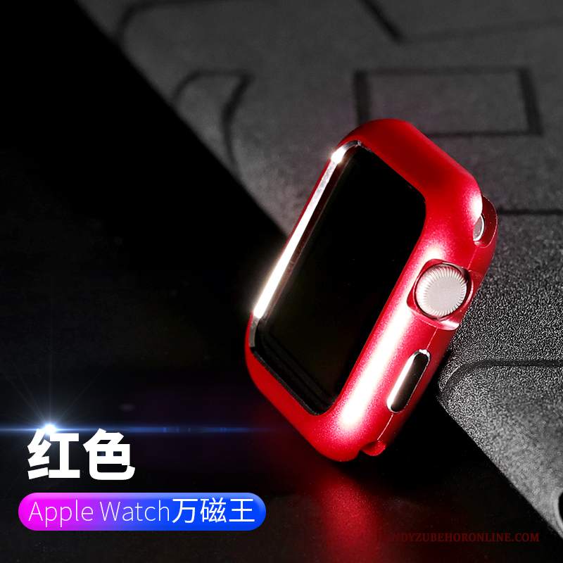 Custodia Apple Watch Series 2 Protezione Telaio Placcatura, Cover Apple Watch Series 2 Rosso Tutto Incluso