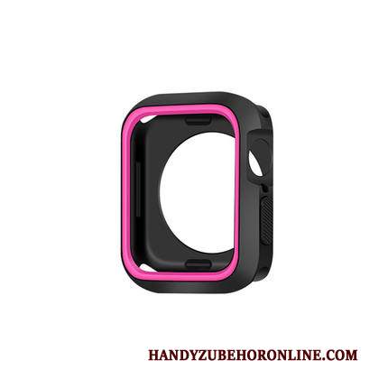 Custodia Apple Watch Series 2 Silicone Anti-caduta Nero, Cover Apple Watch Series 2 Creativo Di Personalità Morbido