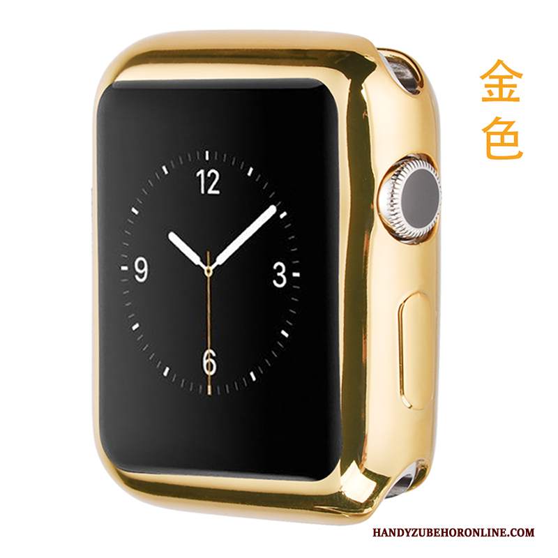 Custodia Apple Watch Series 2 Silicone Nero Morbido, Cover Apple Watch Series 2 Protezione Sottili Tutto Incluso