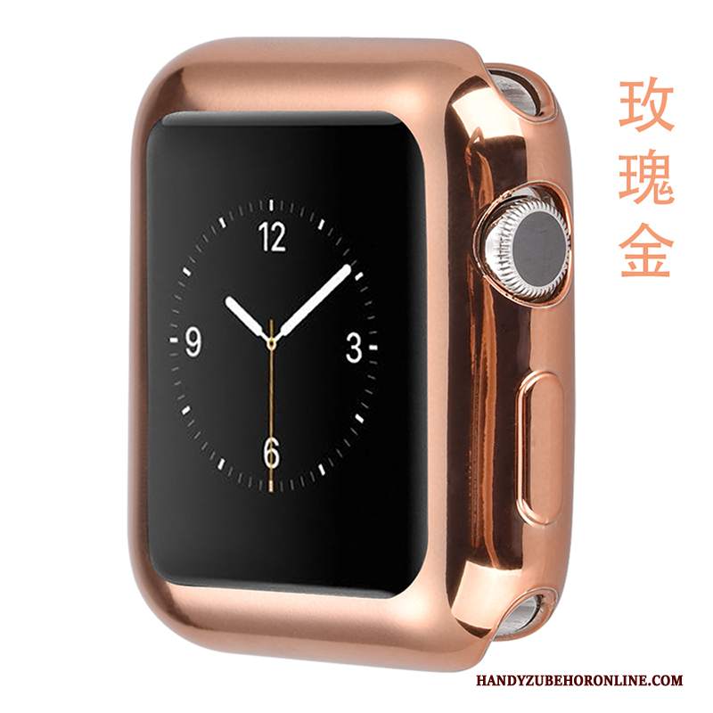 Custodia Apple Watch Series 2 Silicone Nero Morbido, Cover Apple Watch Series 2 Protezione Sottili Tutto Incluso