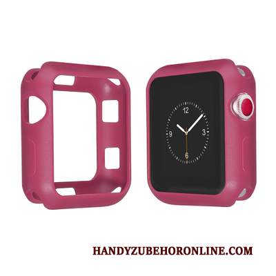 Custodia Apple Watch Series 2 Silicone Tutto Incluso Morbido, Cover Apple Watch Series 2 Colore Anti-caduta Porpora