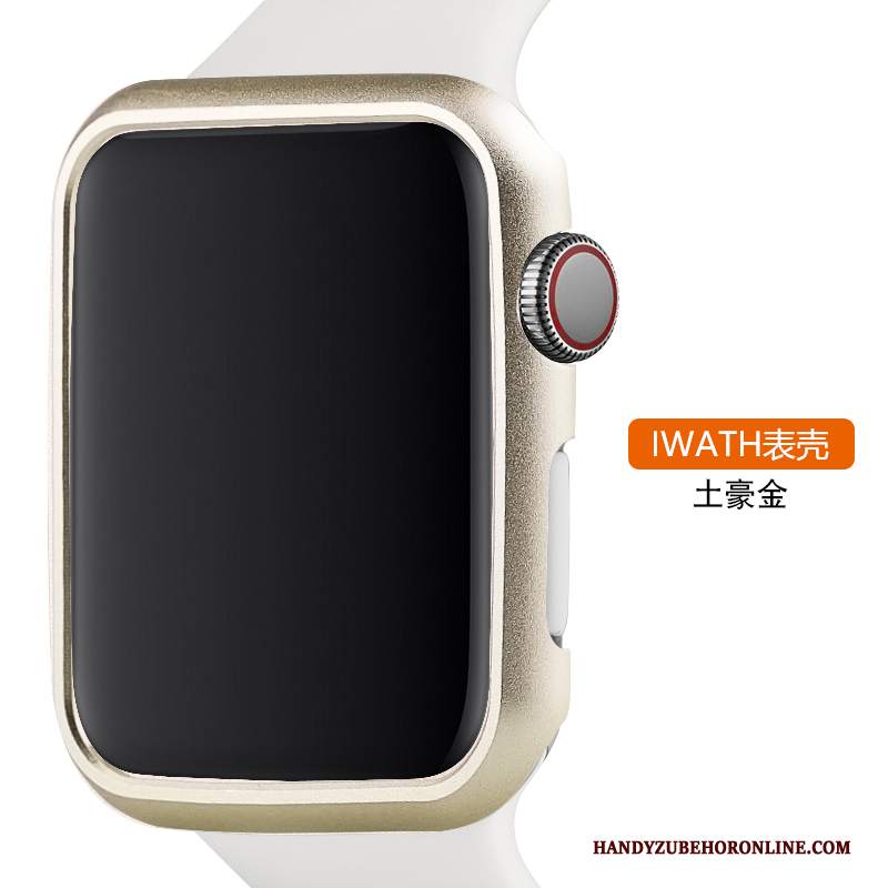 Custodia Apple Watch Series 3 Protezione Lega Metallo, Cover Apple Watch Series 3 Tendenza Oro