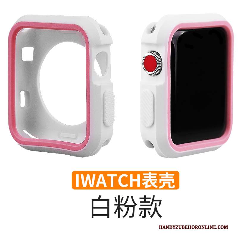 Custodia Apple Watch Series 3 Silicone Sottile Tempra, Cover Apple Watch Series 3 Protezione Tutto Incluso Grigio