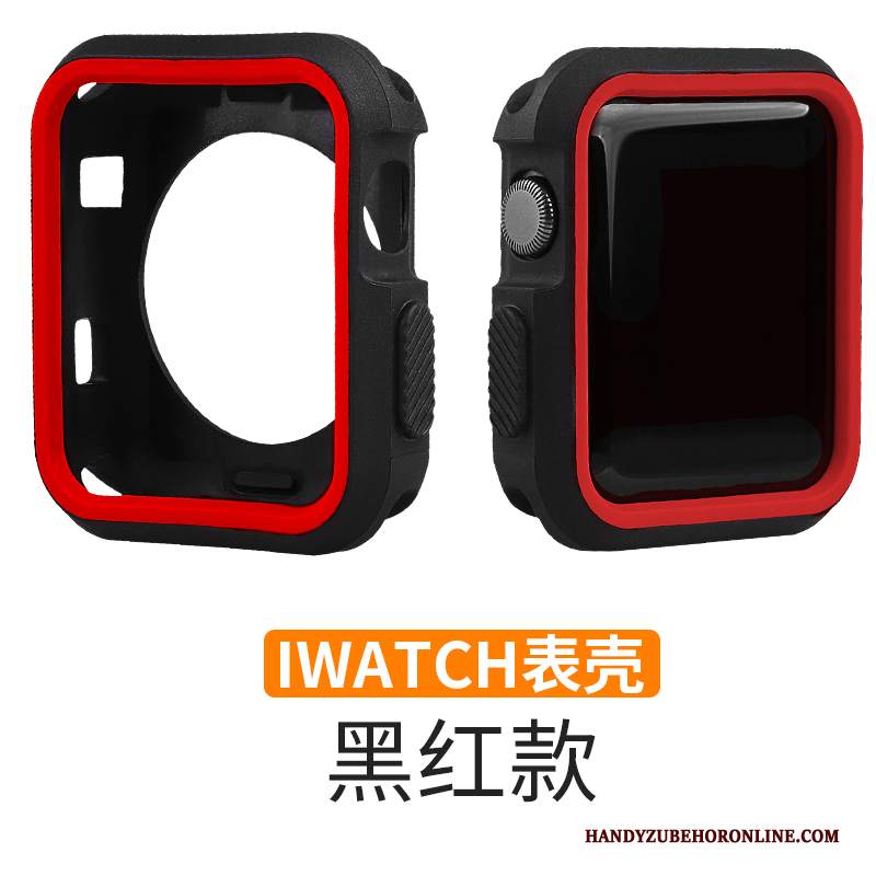 Custodia Apple Watch Series 3 Silicone Sottile Tempra, Cover Apple Watch Series 3 Protezione Tutto Incluso Grigio