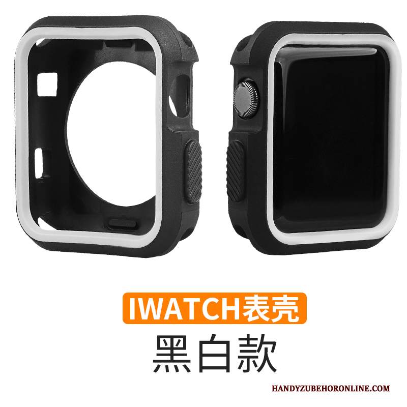 Custodia Apple Watch Series 3 Silicone Sottile Tempra, Cover Apple Watch Series 3 Protezione Tutto Incluso Grigio