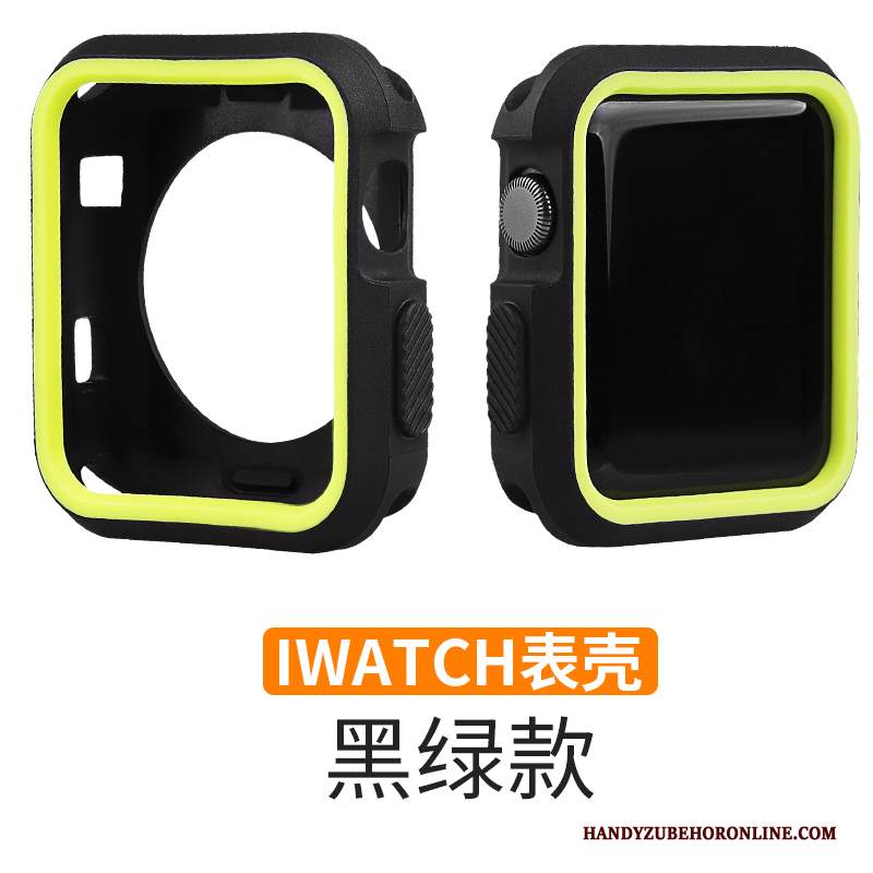 Custodia Apple Watch Series 3 Silicone Sottile Tempra, Cover Apple Watch Series 3 Protezione Tutto Incluso Grigio