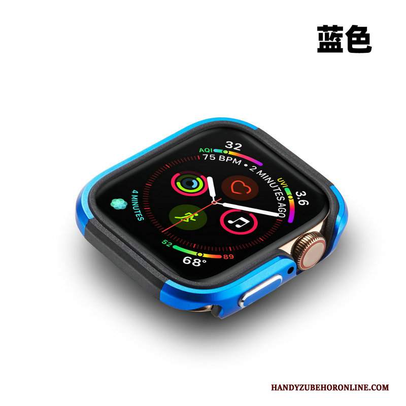 Custodia Apple Watch Series 4 Protezione Anti-caduta Oro, Cover Apple Watch Series 4 Telaio Metallo