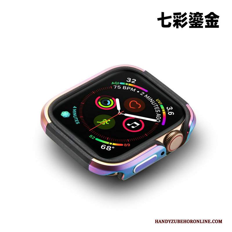 Custodia Apple Watch Series 4 Protezione Anti-caduta Oro, Cover Apple Watch Series 4 Telaio Metallo