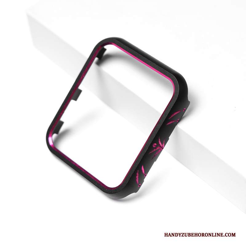 Custodia Apple Watch Series 4 Protezione Metallo Anti-caduta, Cover Apple Watch Series 4 Rosa Con Strass