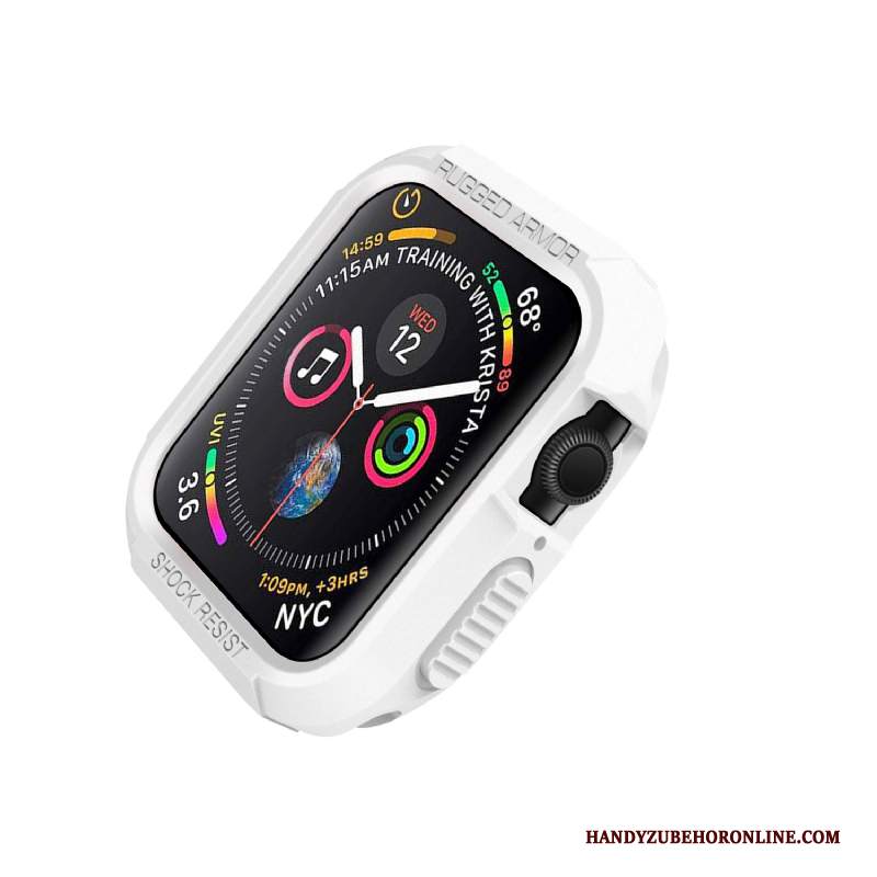 Custodia Apple Watch Series 4 Silicone Bianco Anti-caduta, Cover Apple Watch Series 4 Protezione