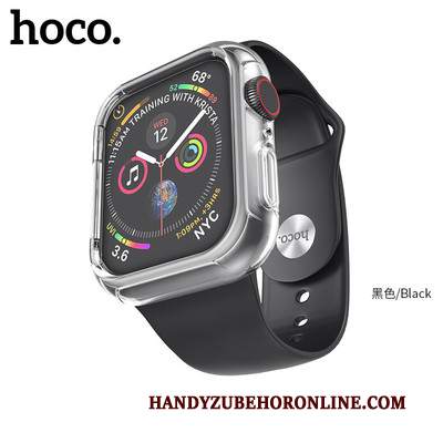 Custodia Apple Watch Series 4 Silicone Nero Sportivo, Cover Apple Watch Series 4 Protezione Nuovo Cool