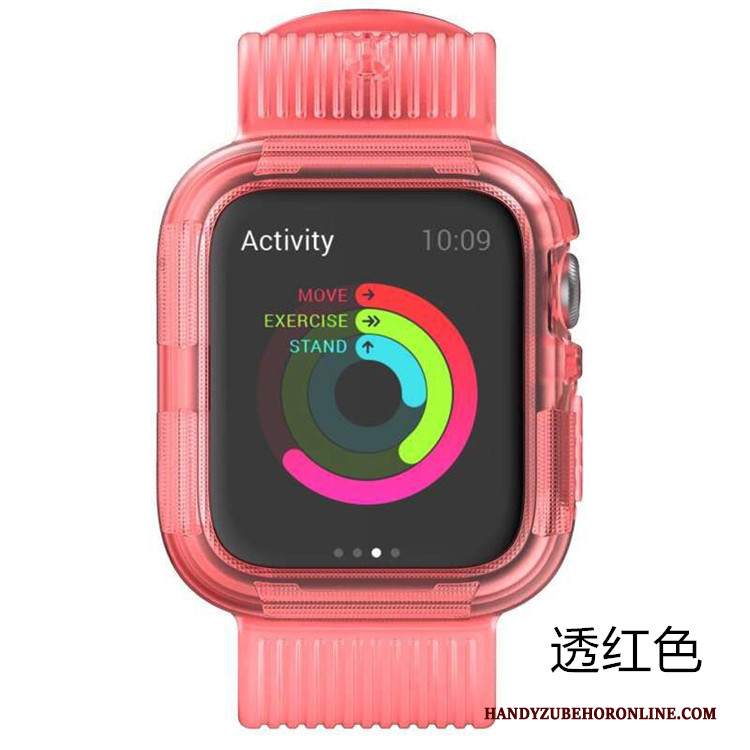 Custodia Apple Watch Series 4 Silicone Sportivo Anti-caduta, Cover Apple Watch Series 4 Protezione Grigio Armatura