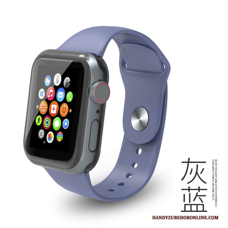 Custodia Apple Watch Series 5 Moda Sportivo Blu, Cover Apple Watch Series 5 Protezione Tendenza Di Personalità