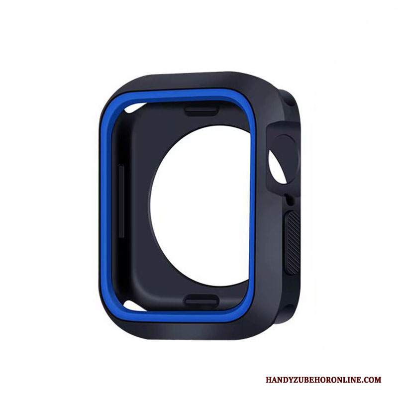 Custodia Apple Watch Series 5 Silicone Blu Tutto Incluso, Cover Apple Watch Series 5 Protezione Telaio