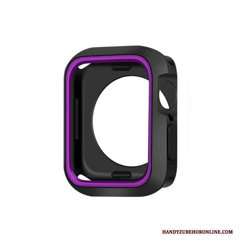 Custodia Apple Watch Series 5 Silicone Blu Tutto Incluso, Cover Apple Watch Series 5 Protezione Telaio