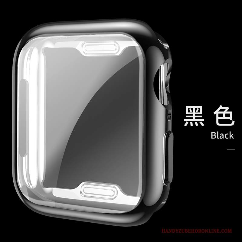 Custodia Apple Watch Series 5 Silicone Pellicola Protettiva Sottile, Cover Apple Watch Series 5 Protezione Placcatura Morbido