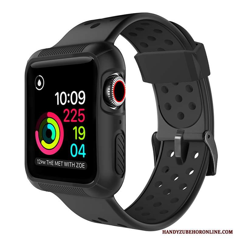 Custodia Apple Watch Series 5 Silicone Rosso Sportivo, Cover Apple Watch Series 5 Protezione