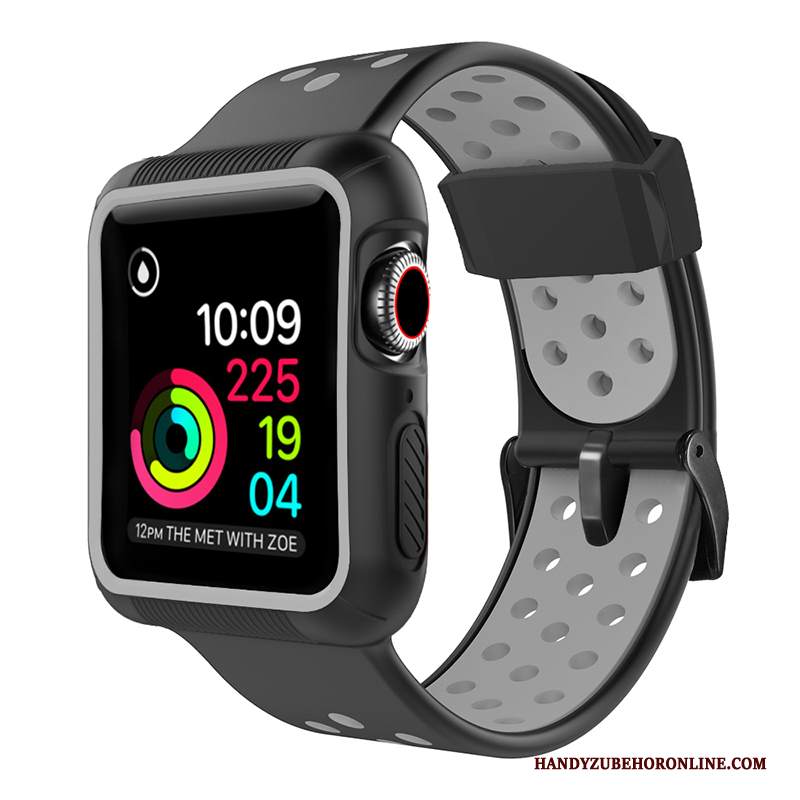 Custodia Apple Watch Series 5 Silicone Rosso Sportivo, Cover Apple Watch Series 5 Protezione