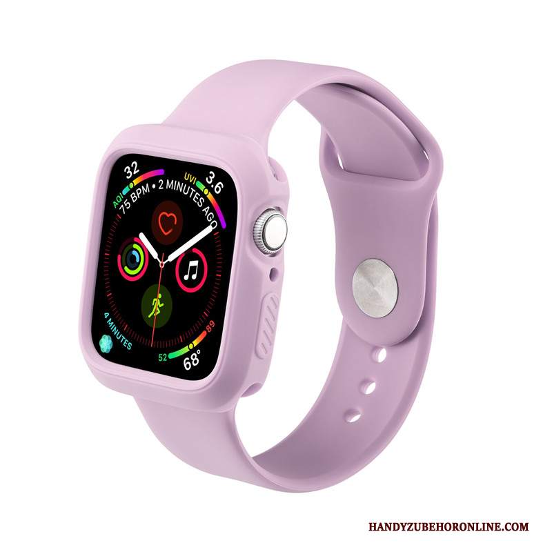 Custodia Apple Watch Series 5 Silicone Sportivo Tendenza, Cover Apple Watch Series 5 Protezione Verde Di Personalità