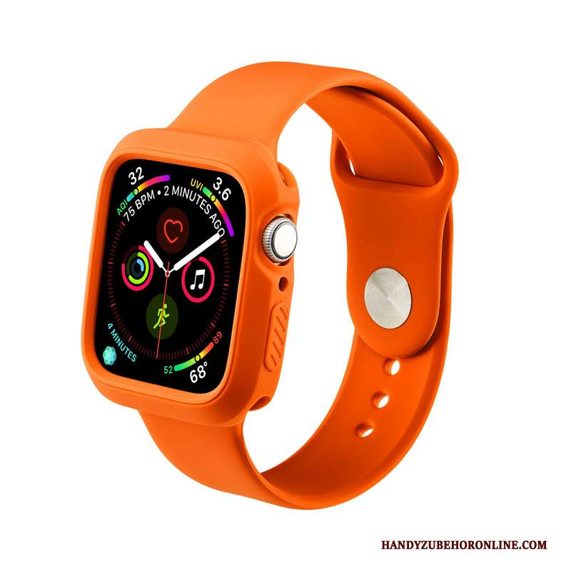 Custodia Apple Watch Series 5 Silicone Sportivo Tendenza, Cover Apple Watch Series 5 Protezione Verde Di Personalità