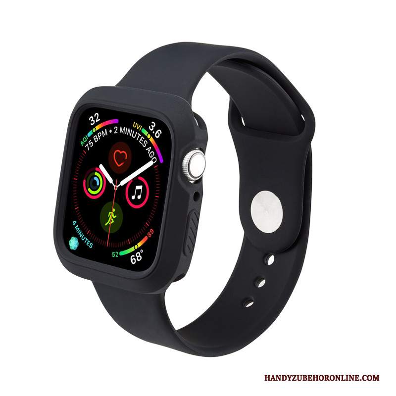 Custodia Apple Watch Series 5 Silicone Sportivo Tendenza, Cover Apple Watch Series 5 Protezione Verde Di Personalità