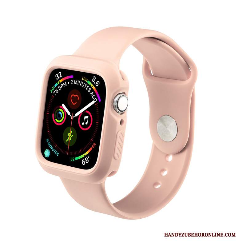 Custodia Apple Watch Series 5 Silicone Sportivo Tendenza, Cover Apple Watch Series 5 Protezione Verde Di Personalità