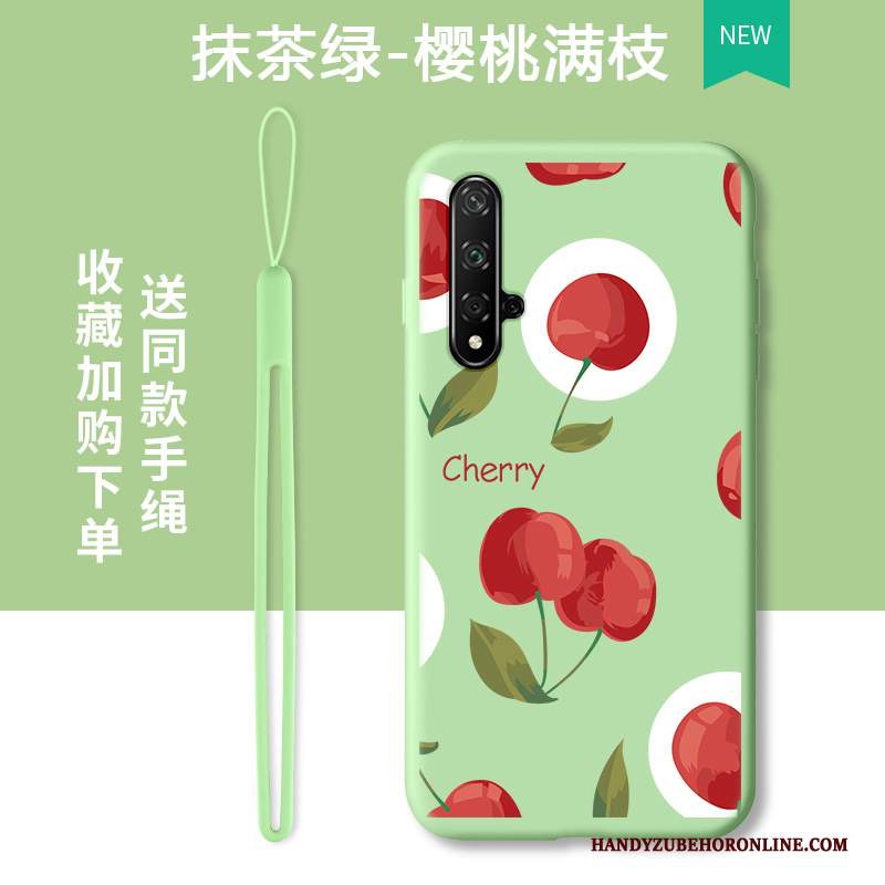 Custodia Honor 20 Cartone Animato Marchio Di Tendenza Bello, Cover Honor 20 Verde Net Red