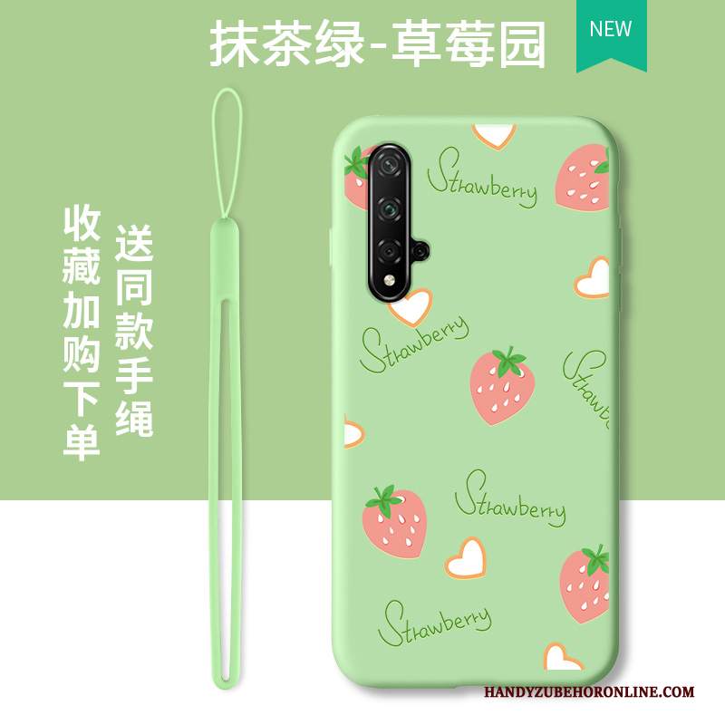 Custodia Honor 20 Cartone Animato Marchio Di Tendenza Bello, Cover Honor 20 Verde Net Red