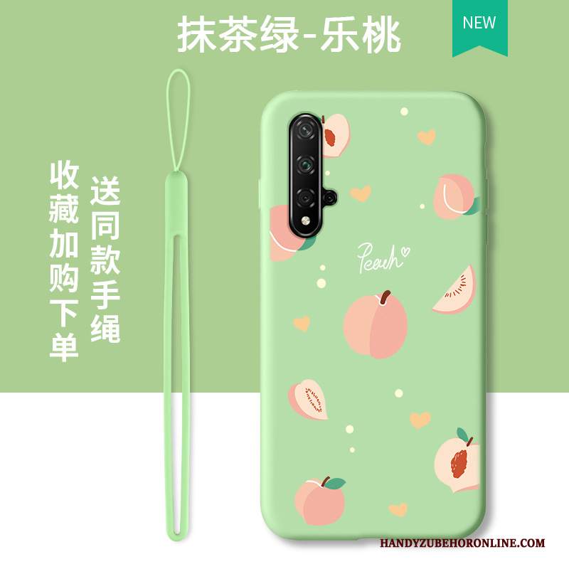 Custodia Honor 20 Cartone Animato Marchio Di Tendenza Bello, Cover Honor 20 Verde Net Red