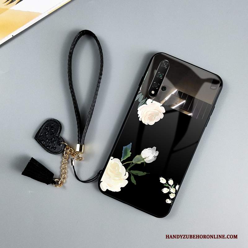 Custodia Honor 20 Moda Tendenza Bianco, Cover Honor 20 Protezione Semplici Vetro