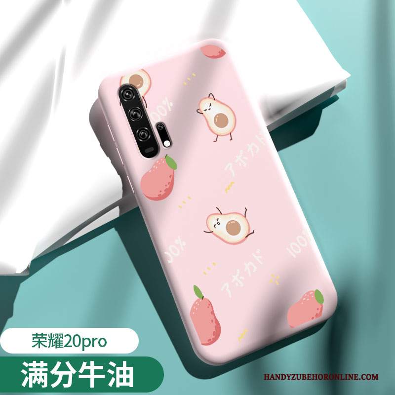 Custodia Honor 20 Pro Creativo Anti-caduta Rosa, Cover Honor 20 Pro Silicone Di Personalità Tendenza