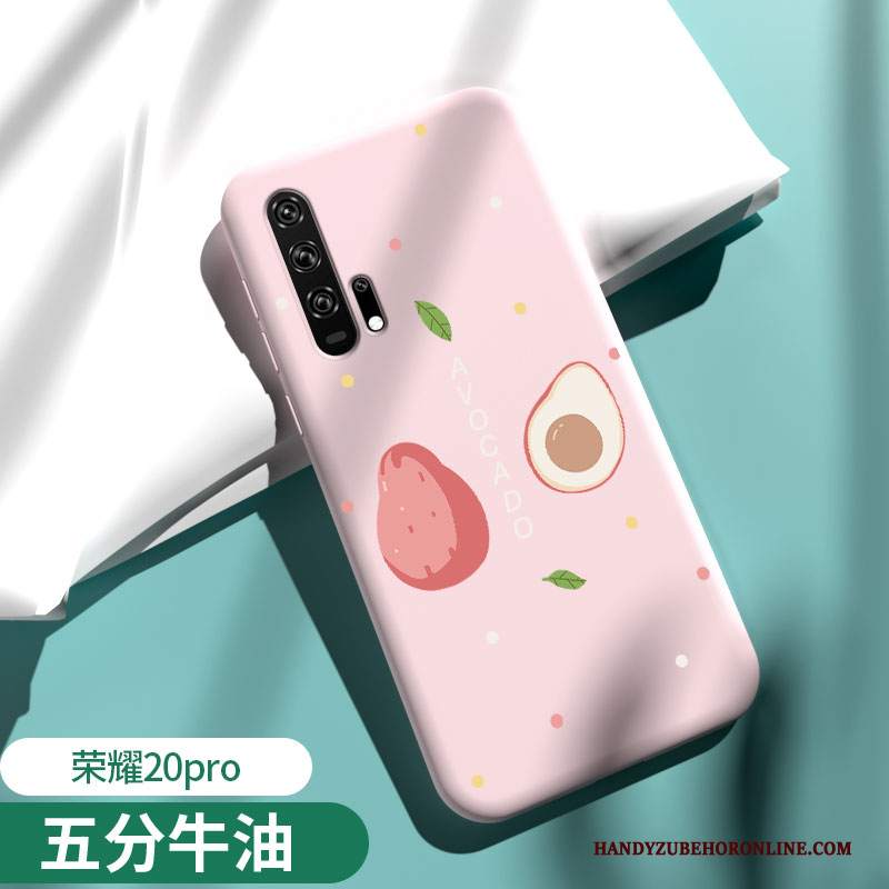 Custodia Honor 20 Pro Creativo Anti-caduta Rosa, Cover Honor 20 Pro Silicone Di Personalità Tendenza