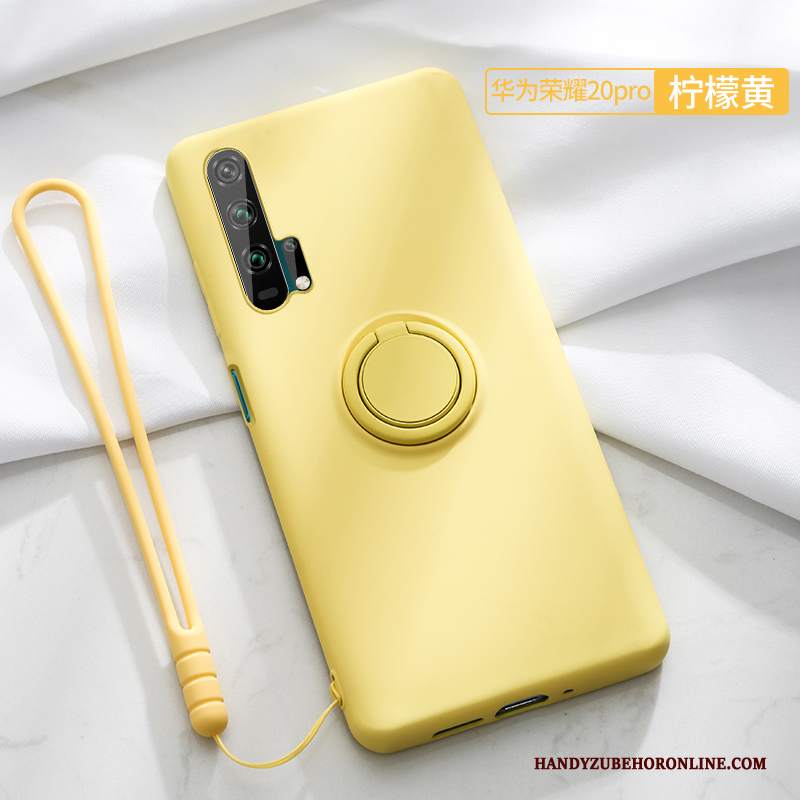 Custodia Honor 20 Pro Creativo Telefono Anti-caduta, Cover Honor 20 Pro Silicone Ring Supporto