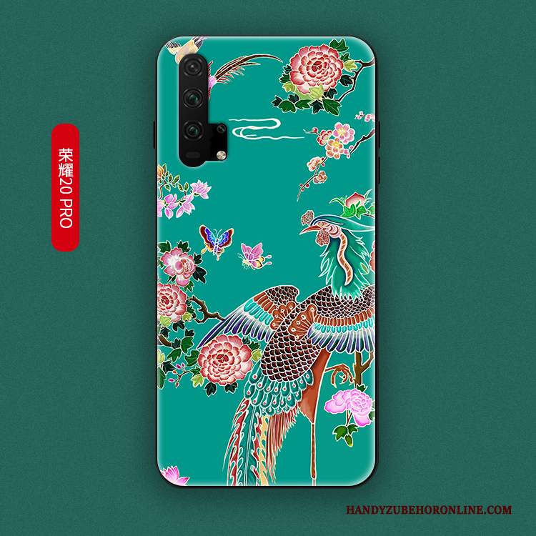 Custodia Honor 20 Pro Creativo Telefono Ornamenti Appesi, Cover Honor 20 Pro Silicone Giallo Anti-caduta