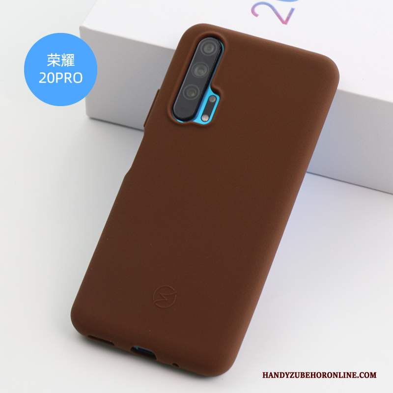 Custodia Honor 20 Pro Pelle Morbido Antiscivolo, Cover Honor 20 Pro Protezione Pannotelefono