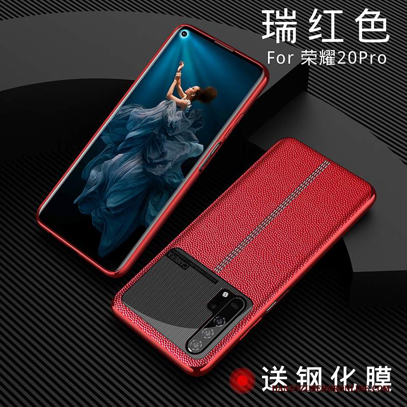 Custodia Honor 20 Pro Protezione Nuovo High End, Cover Honor 20 Pro Pelle Anti-caduta Morbido