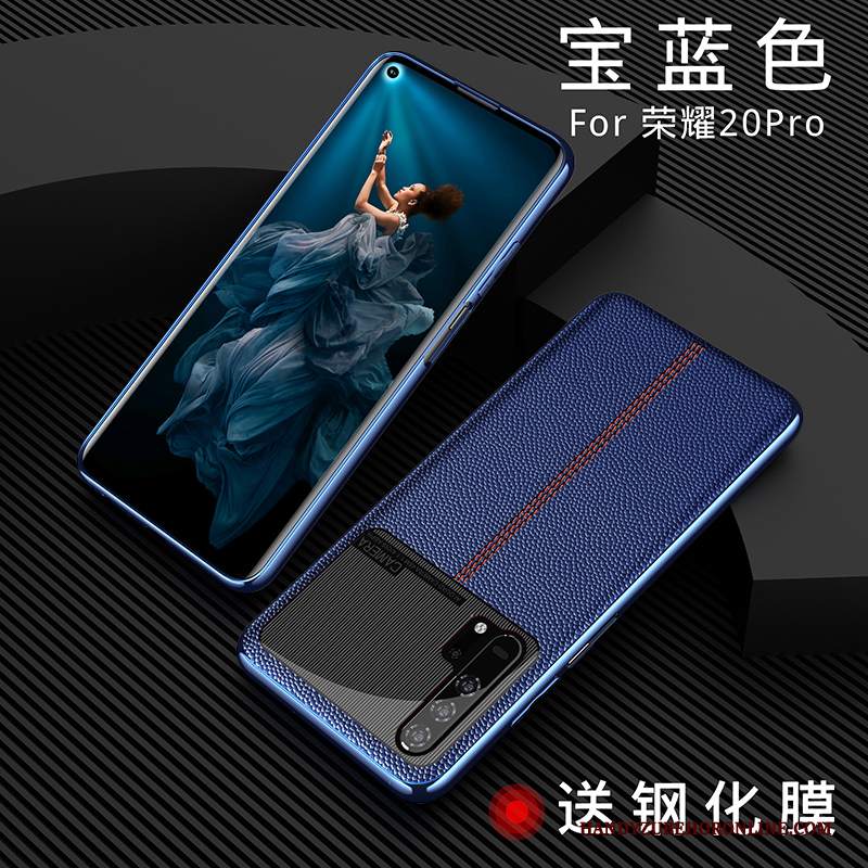 Custodia Honor 20 Pro Protezione Nuovo High End, Cover Honor 20 Pro Pelle Anti-caduta Morbido