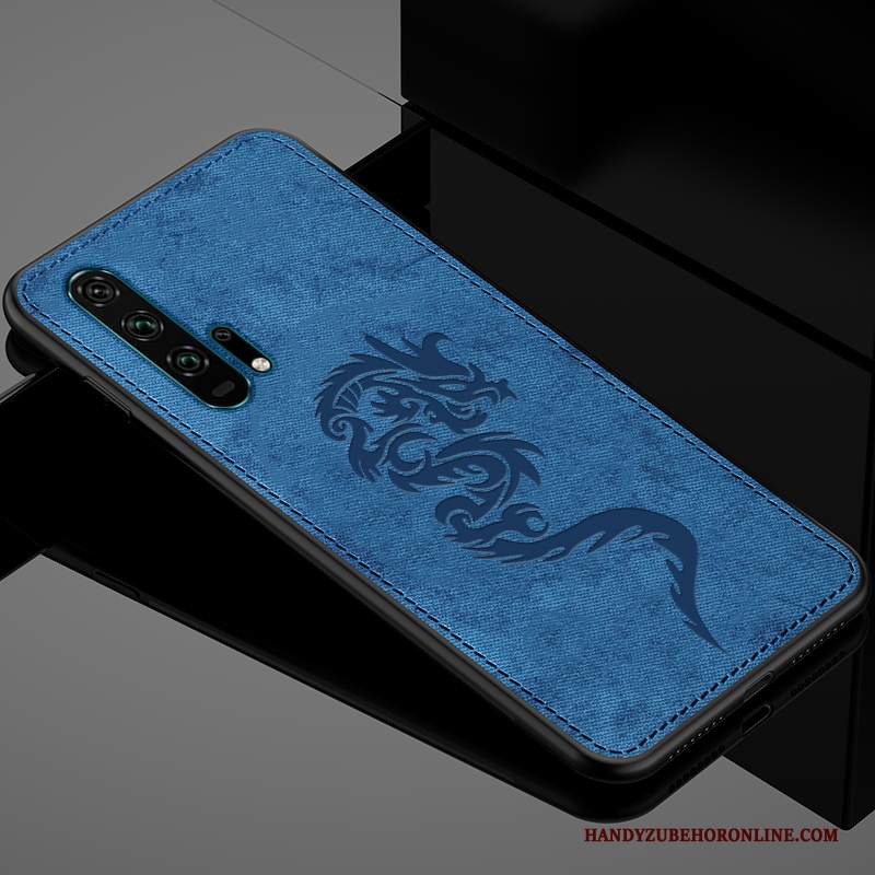 Custodia Honor 20 Pro Silicone Modello Sottile, Cover Honor 20 Pro Protezione Grigio Panno