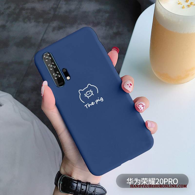 Custodia Honor 20 Pro Silicone Semplici Morbido, Cover Honor 20 Pro Conigliotelefono