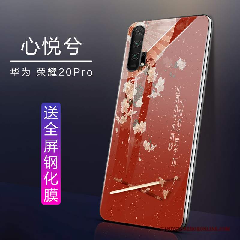 Custodia Honor 20 Pro Silicone Tendenza Verde, Cover Honor 20 Pro Protezione Net Redtelefono