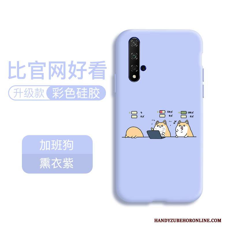 Custodia Honor 20 Protezione Blu Chiaro Tutto Incluso, Cover Honor 20 Creativo Marchio Di Tendenza Amanti