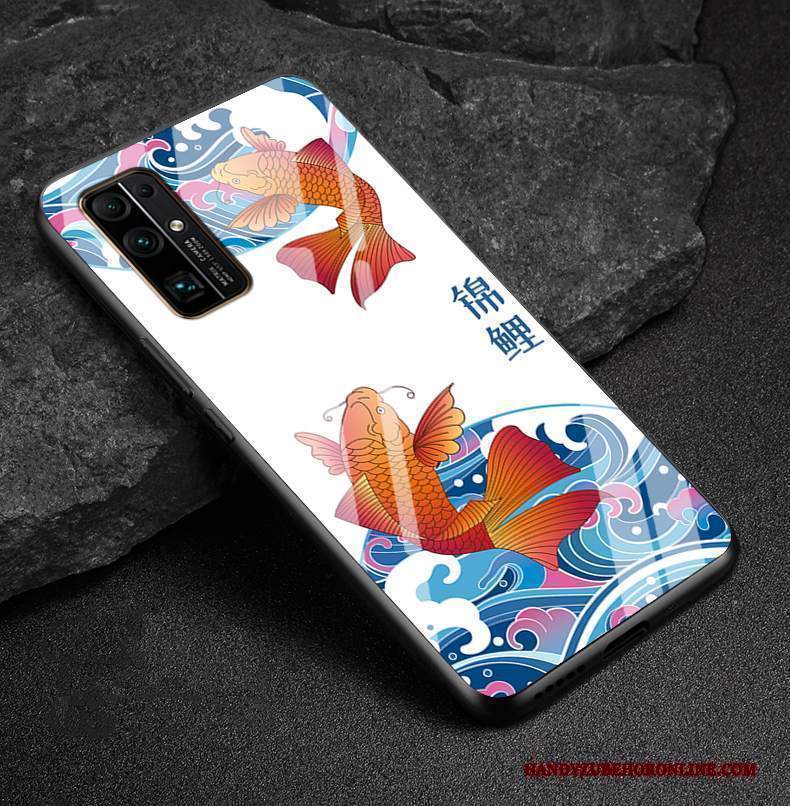 Custodia Honor 30 Cartone Animato Morbido Anti-caduta, Cover Honor 30 Silicone Bianco Personalizza